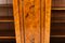 19th Cenury Victorian Burr Walnut & Inlaid Breakfront Open Bookcase 9