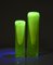 Grüne Uraniun und Glas Vase, 1970er 1