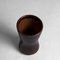 Kleine Glasierte Vase in Schwarz & Braun von Clessidra 6