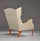 Vintage Wingback Chair from I.M Christiansen, 1940s 6