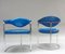 Blue Leather Chairs by Horst Brüning for Kill International, Set of 2 1