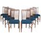 Danish Dining Chairs in Rosewood, 1950, Set of 8, Image 2
