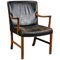 Vintage Armchair in Rosewood by Ole Wanscher, 1950s, Image 2