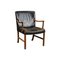 Vintage Armchair in Rosewood by Ole Wanscher, 1950s, Image 1