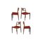 Vintage Dining Chairs in Rosewood by Niels Otto Moller, 1960s, Set of 4 1