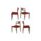Vintage Dining Chairs in Rosewood by Niels Otto Moller, 1960s, Set of 4, Image 1