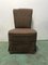 Vintage Brown Fabric Armchair, Image 2