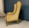 Vintage Golden Wood Armchair 2