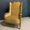 Vintage Golden Wood Armchair 1