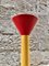 Lámpara de pie vintage en rojo y amarillo, Imagen 2