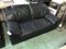 Black Leather 2-Seater Sofa 2