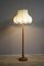 Walnut Colored Beech Wooden Lamp, 1960s, Image 5