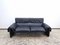 Black Leather DS Sofa from De Sede, 2011 12