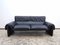 Black Leather DS Sofa from De Sede, 2011 2