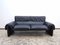 Black Leather DS Sofa from De Sede, 2011, Image 2