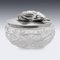 19th Century Russian Silver & Glass Caviar Dish by Grachev Brothers, 1895, Image 3