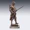 20th Century Austrian Bronze Statue of a Soldier by Joseph Muller, 1910s, Image 6