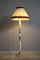 Ceramic and Wooden Ground Lamp with Fringes, 1950s 10