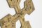 Brutalistisches Vintage Kreuz aus Messing, 1950er 4