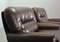 Chocolate Brown Leather Chairs, Belgium, 1970s, Set of 2, Image 7
