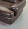 Chocolate Brown Leather Chairs, Belgium, 1970s, Set of 2, Image 15
