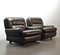 Chocolate Brown Leather Chairs, Belgium, 1970s, Set of 2, Image 2