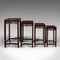 Chinese Quartetto Nesting Tables, 1890s, Set of 4 2