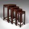 Chinese Quartetto Nesting Tables, 1890s, Set of 4 1
