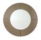 Mid-Century Modern Round Bronze Mirror, Italy, 1970s, Image 1