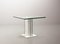 Italian White Marble Square Side Table with Lighting Option, Italy, 1970s 4