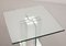 Italian White Marble Square Side Table with Lighting Option, Italy, 1970s 7