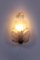 Hollywood Regency Murano Shell Glass Wall Lamp, Italy, 1960s 2