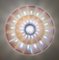 Fractal Iridescent Glass and White Varnished Metal Wall Lights, 1980s, Set of 2 11