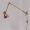 Bauhaus Copper & Brass Wall Lamp from Kandem, 1930s 3