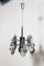 Italian Chrome Chandelier by Oscar Torlasco, 1960s, Image 3