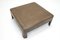 Brutalist Faux Bronze Square Coffee Table, 1960s 8