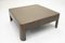 Brutalist Faux Bronze Square Coffee Table, 1960s 1