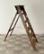 Vintage Wooden Folding Ladder 1