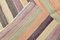 Modernist Faded Color Wool Kilim Rug, 1965 15