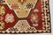 5x10 Red and Beige Antique Turkish Kilim Rug 317x169cm, 1961, Image 14