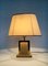 Hollywood Regency Style Travertine Table Lamp by Camille Breesch, Belgium, 1970s 4