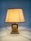 Hollywood Regency Style Travertine Table Lamp by Camille Breesch, Belgium, 1970s 3