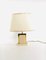 Hollywood Regency Style Travertine Table Lamp by Camille Breesch, Belgium, 1970s, Image 8