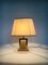 Hollywood Regency Style Travertine Table Lamp by Camille Breesch, Belgium, 1970s 6