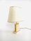 Hollywood Regency Stil Travertin Tischlampe von Camille Breesch, Belgien, 1970er 5