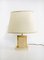 Hollywood Regency Style Travertine Table Lamp by Camille Breesch, Belgium, 1970s 7