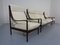 Sofa & Armchairs by Walter Knoll for Knoll Antimott, 1950s, Set of 3 1