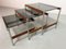 Dutch Nesting Tables in Smoked Glass Top, Wenge & Chrome from Fristho, 1960s, Set of 3, Image 5