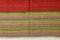 Handmade Modernist Kilim Rug in Wool on Cotton, Image 10