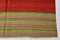 Handmade Modernist Kilim Rug in Wool on Cotton, Image 13